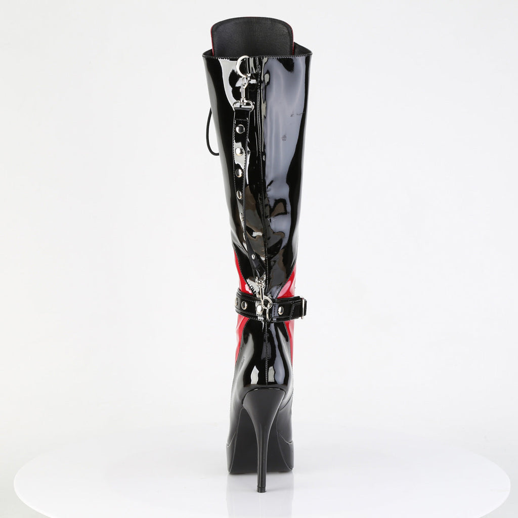 Devious Indulge 2028 Black-Red Patent