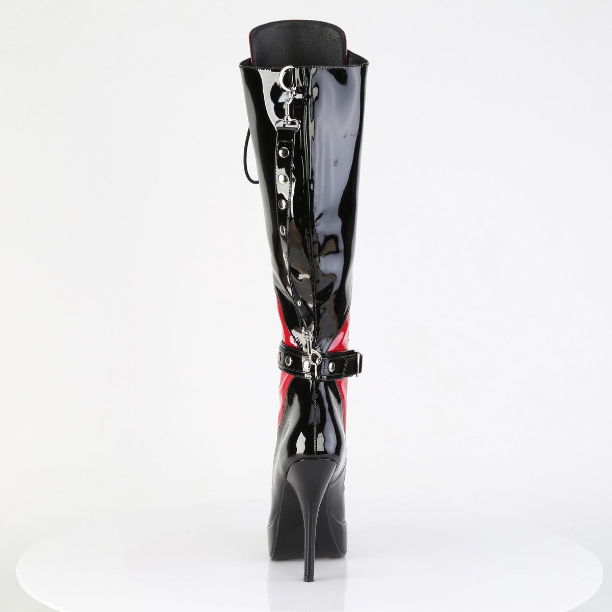 Devious Indulge 2028 Black-Red Patent