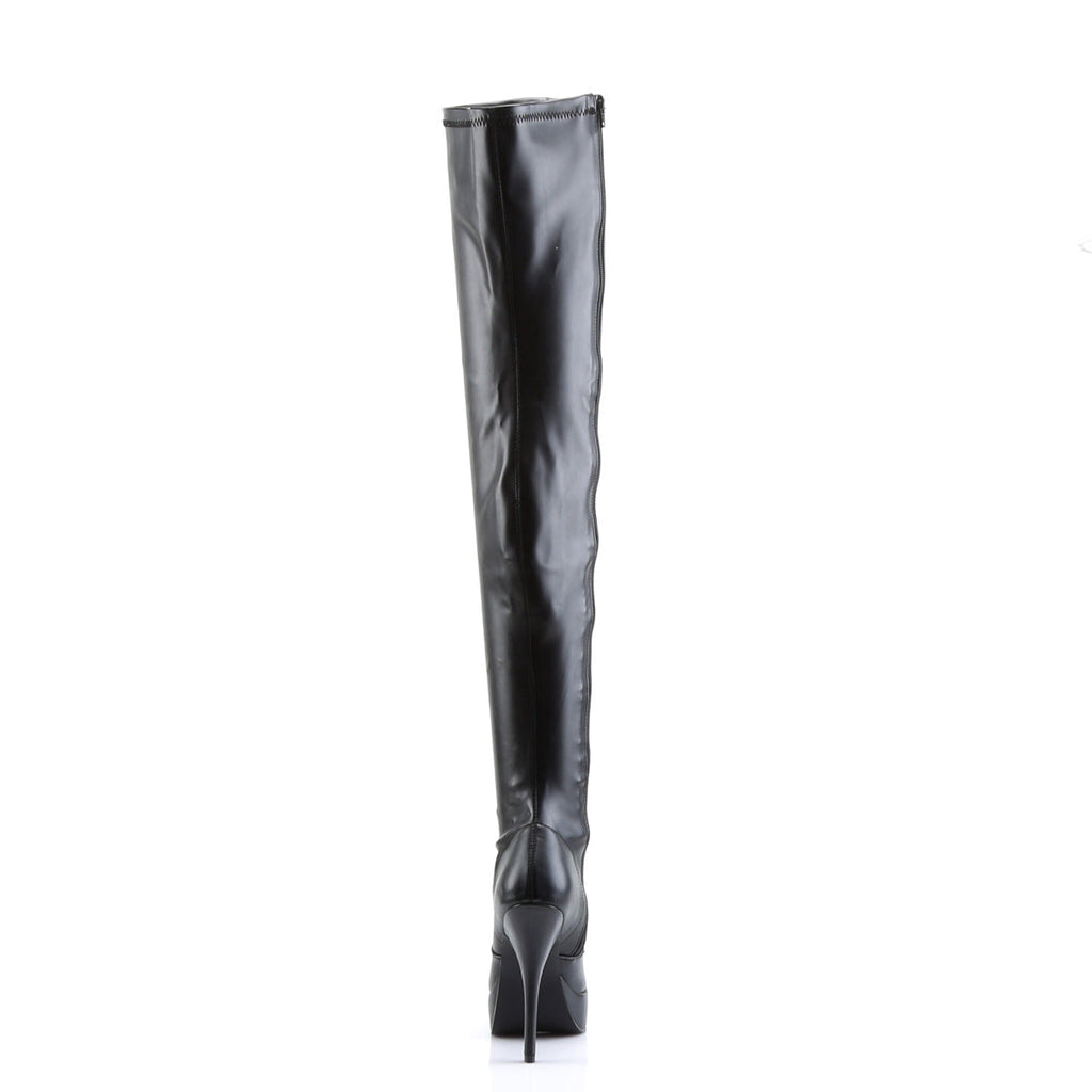 Devious Indulge 3000 Black Vegan Leather