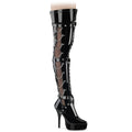 Devious Indulge 3026 Black Patent