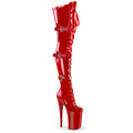 Pleaser - Infinity 3028 - Red - 9 inch
