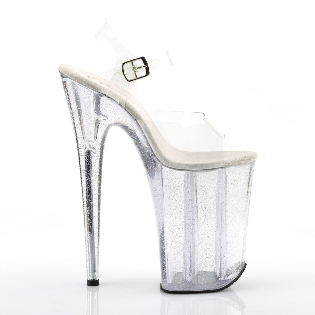 Pleaser - Infinity 908MG - Clear - 9 inch