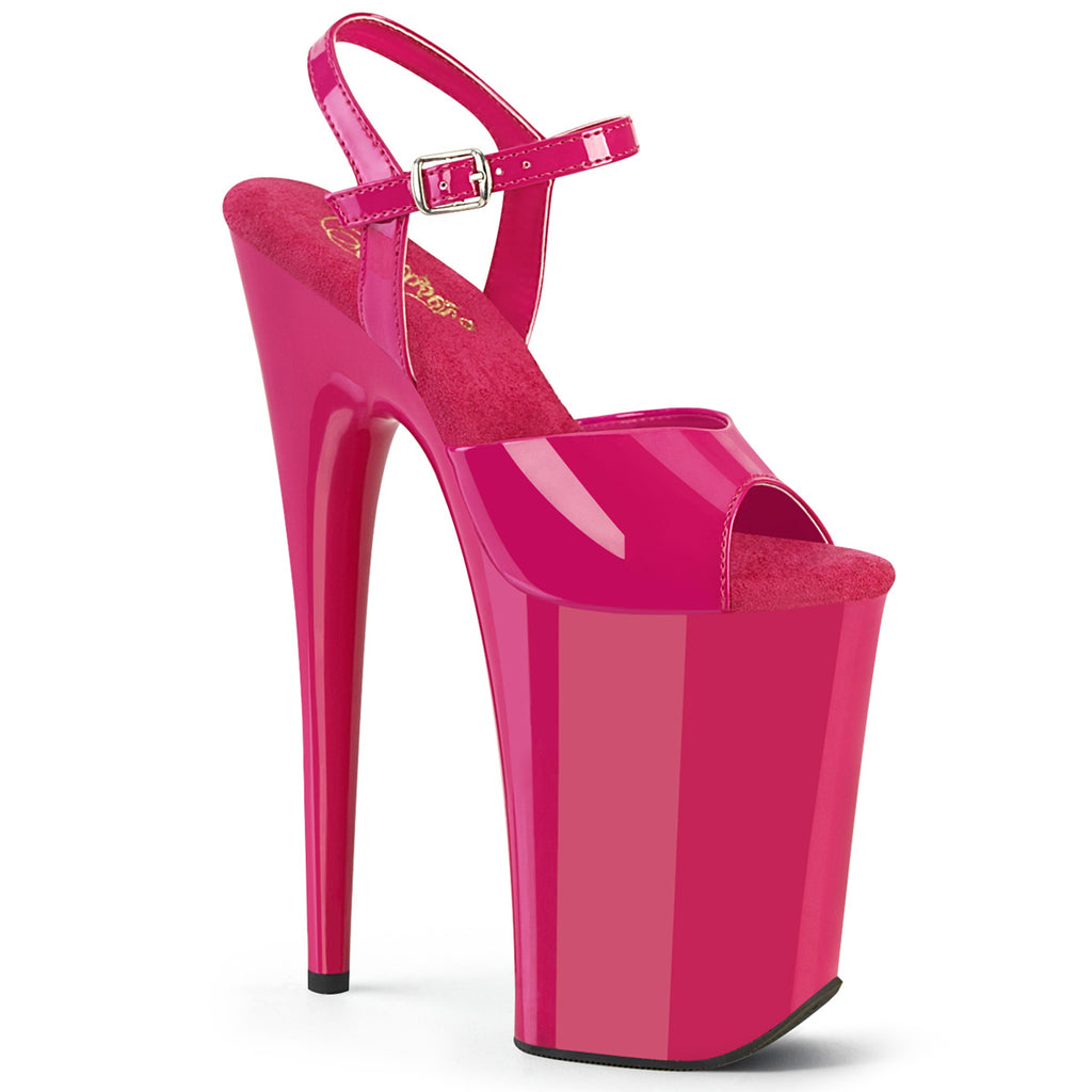 Pleaser - Infinity 909 - Hot Pink - 9 inch