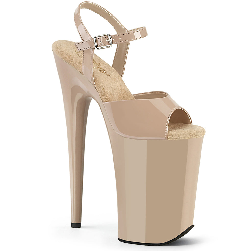 Pleaser - Infinity 909 - Nude - 9 inch