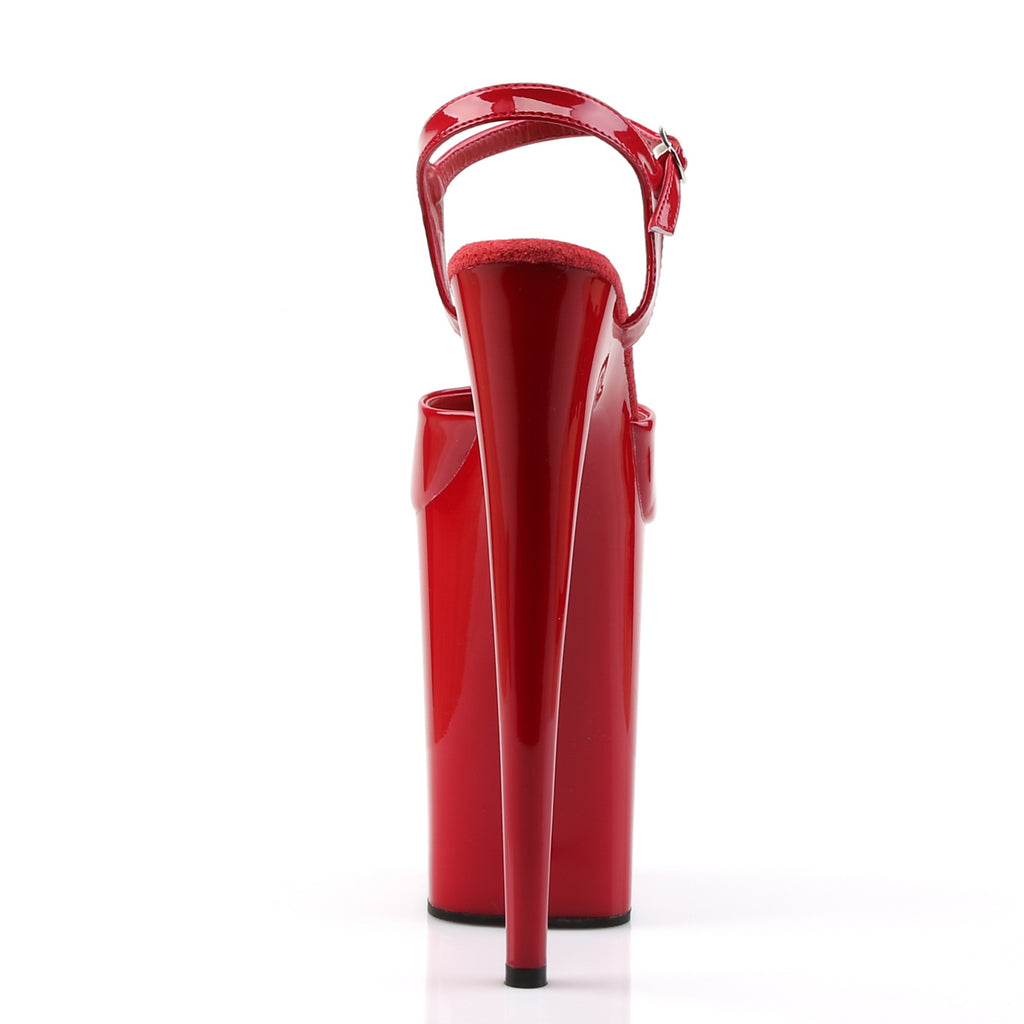 Pleaser - Infinity 909 - Red - 9 inch