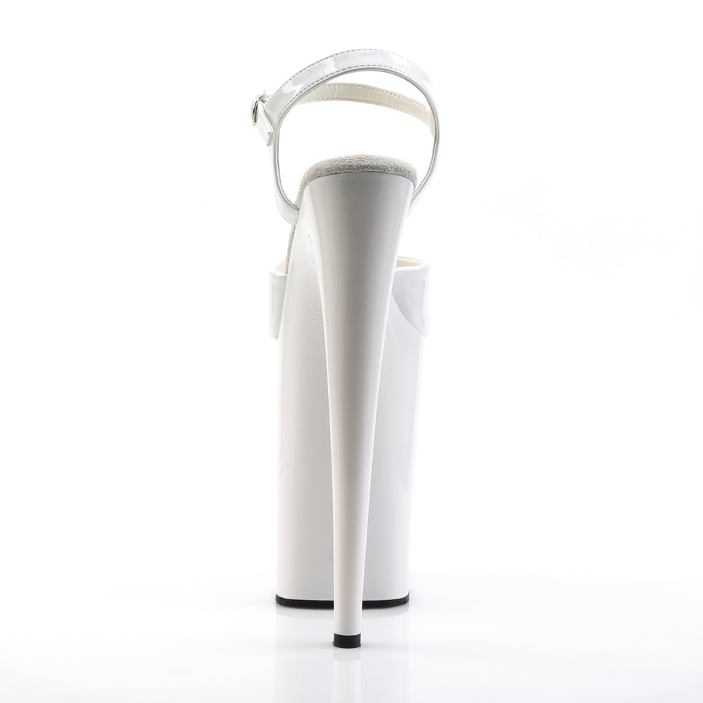 Pleaser - Infinity 909 - White - 9 inch