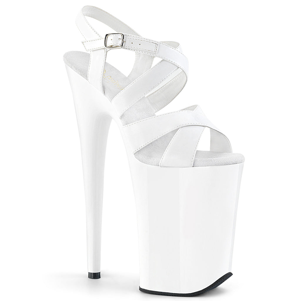 Pleaser - Infinity 997 - White - 9 inch