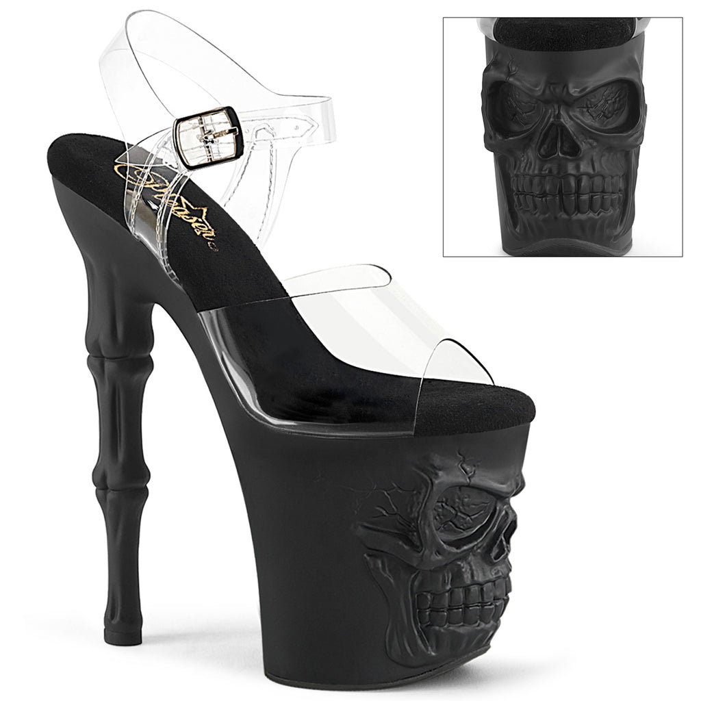 Pleaser - Rapture 808 - Black Matte - 8 inch
