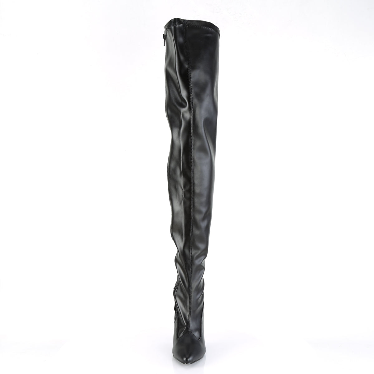 Pleaser Seduce 3000 Black Vegan Leather