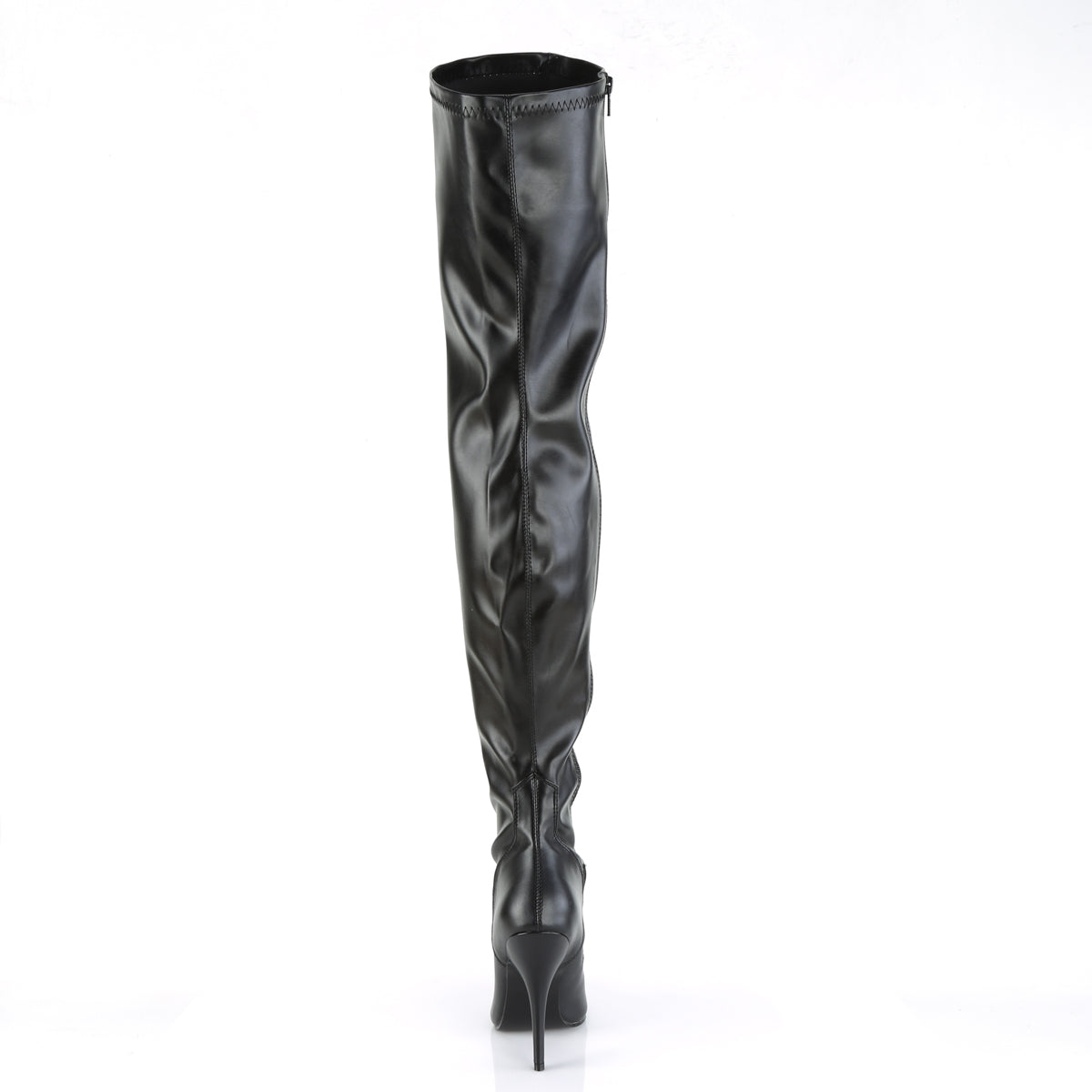 Pleaser Seduce 3000 Black Vegan Leather