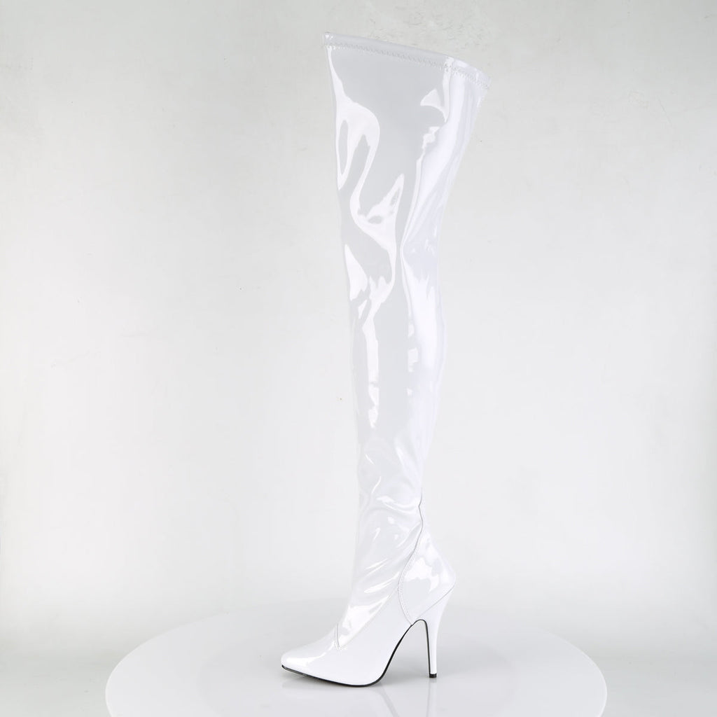 Pleaser Seduce 3000 White