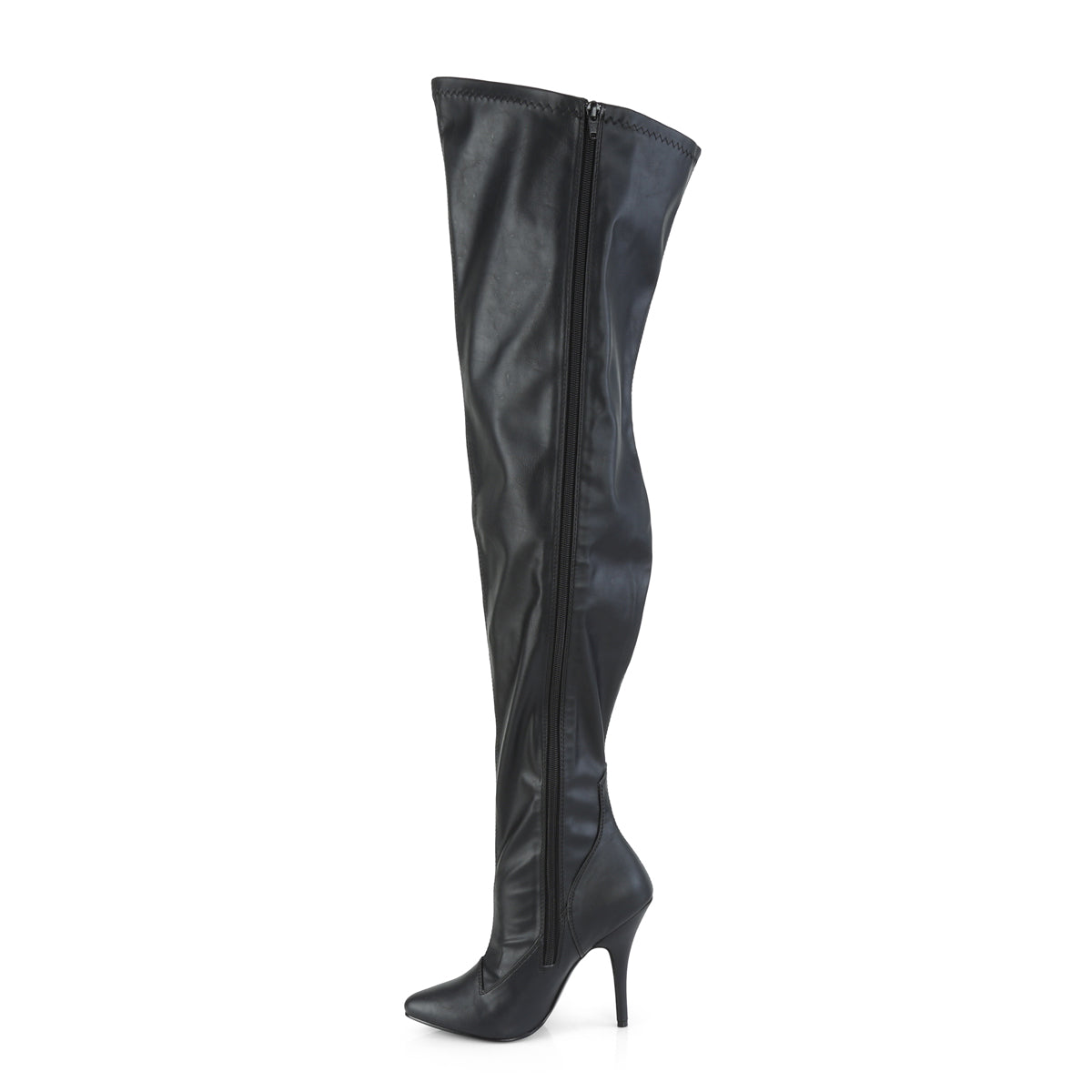 Pleaser Pink Label Seduce 3000WC Black Vegan Leather