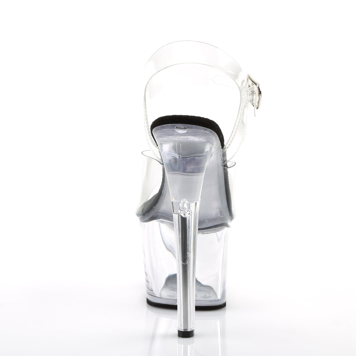 Pleaser - Sky 308 - Clear-Black - 7 inch