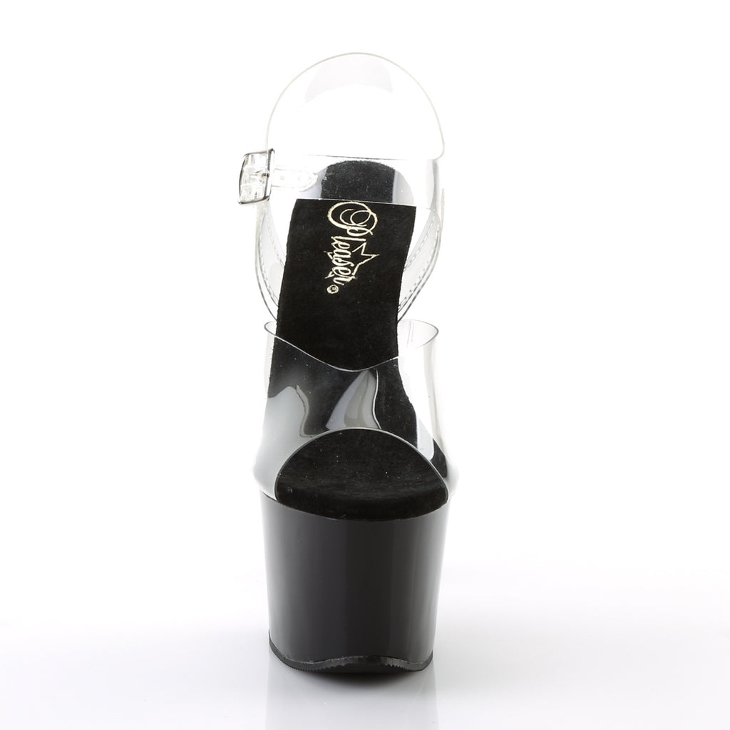 Pleaser - Sky 308 - Black - 7 inch