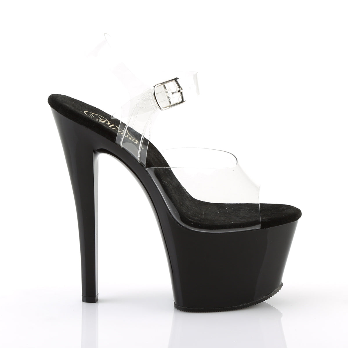 Pleaser - Sky 308 - Black - 7 inch