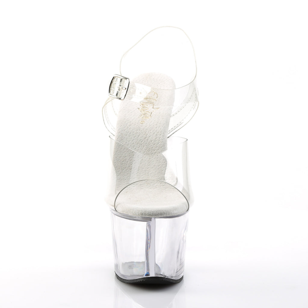 Pleaser - Sky 308 - Clear - 7 inch