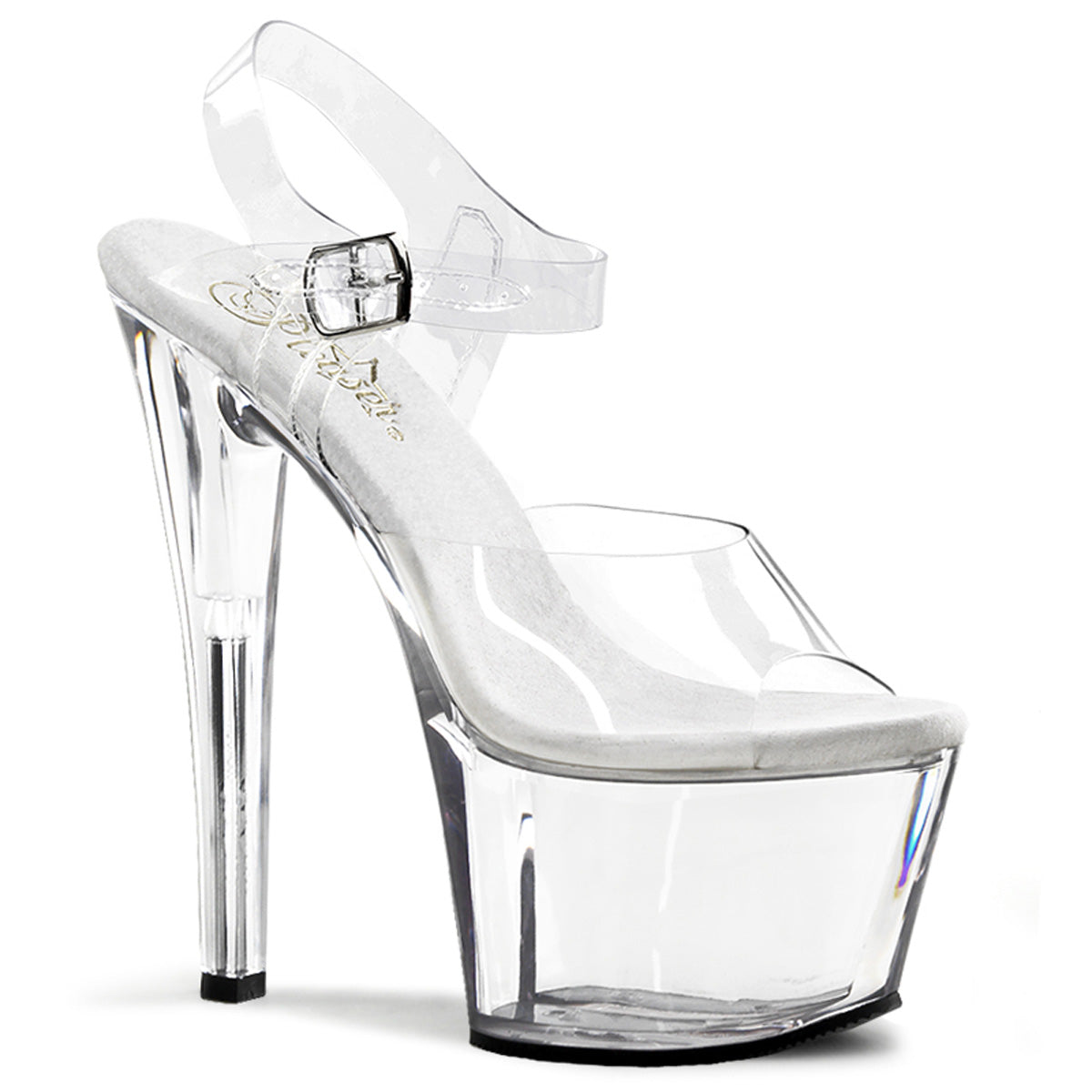 Pleaser - Sky 308 - Clear - 7 inch