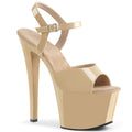 Pleaser - Sky 309 - Cream - 7 inch