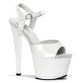 Pleaser - Sky 309 - White - 7 inch