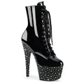Pleaser - Stardance 1020 - Black - 7 inch