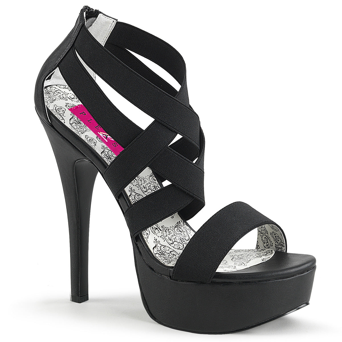 Pleaser Pink Label Teeze 47W Black