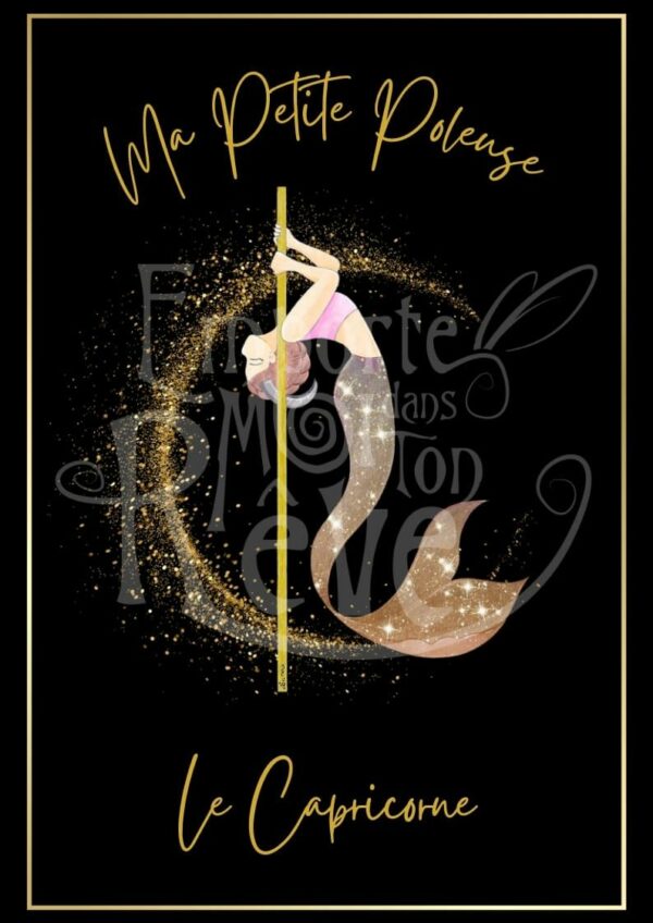Ma Petite Poleuse - Poster du signe Capricorne