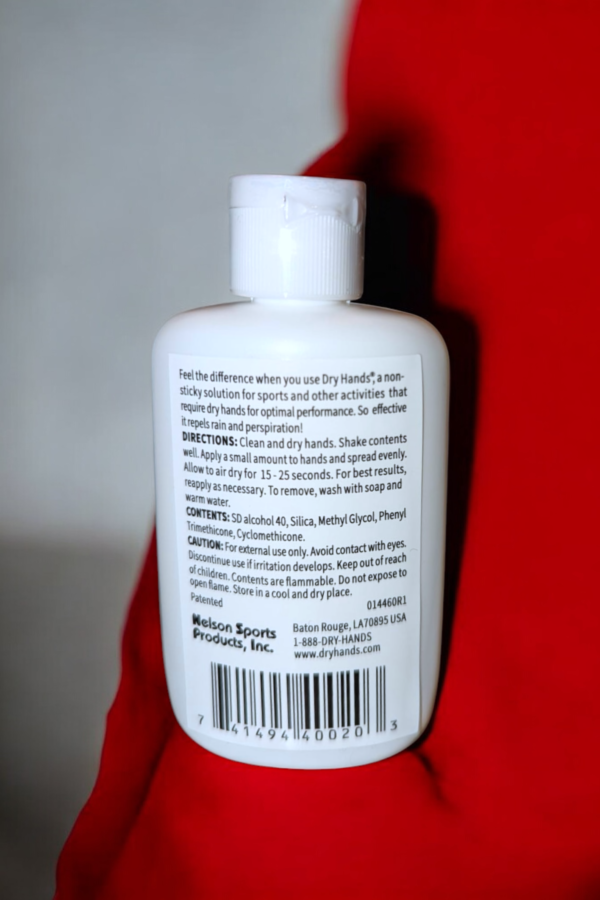 Bouteille de Dry Hands originale pour une accroche et une poigne qui ne glisse pas