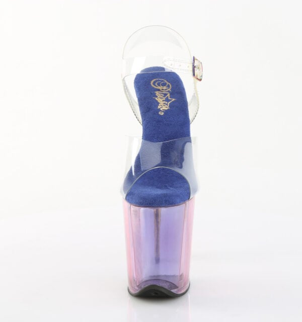 Pleaser - Flamingo 808HT - Blue Multi Tinted - 8 inch – Image 2