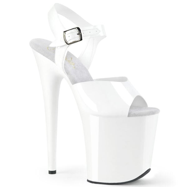 Pleaser - Flamingo 808N - Jelly Like White - 8inch