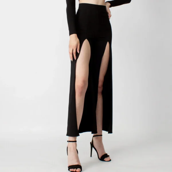 Fanna - Pants Flow Black