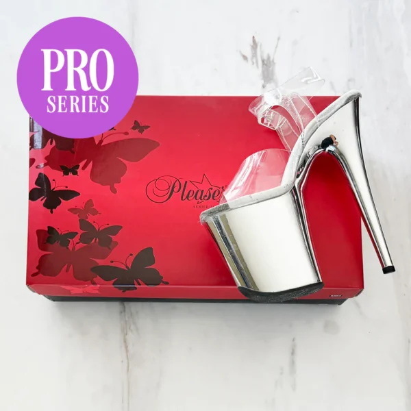 Polemom - Invisible Heels Protector Pro Series - Pleaser Flamingo 8inch
